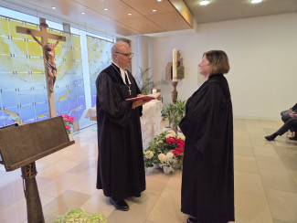 Verabschiedung von Pfarrerin Keck in der Weidener Klinik-Kapelle