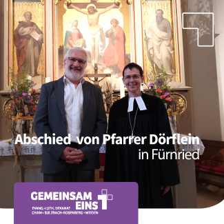 Pfarrer Dörflein und Dekanin Dittmar