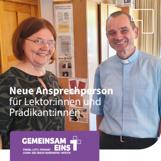 Pfarrerin Christiane Weber und Pfarrer Hartmut Klausfelder