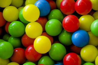Bunte Bälle