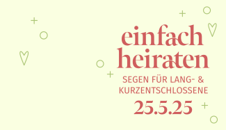 einfach heiraten.
